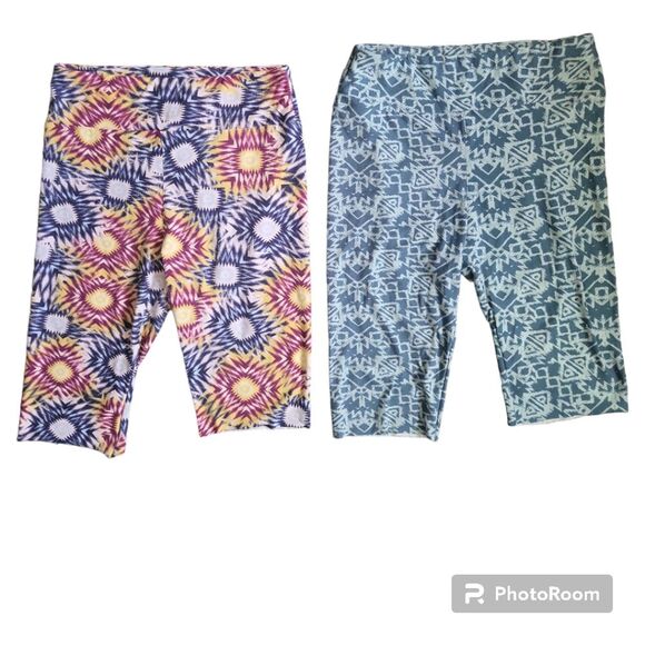 LULAROE LEGGING SHORT BUNDLE x2 - Picture 3 of 8